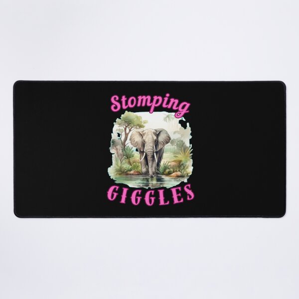 Item preview, Stomping Giggles. elephant head designed and sold by ElephantVibes.