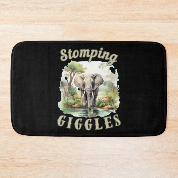 Item preview, Stomping Giggles. elephant face designed and sold by ElephantVibes.