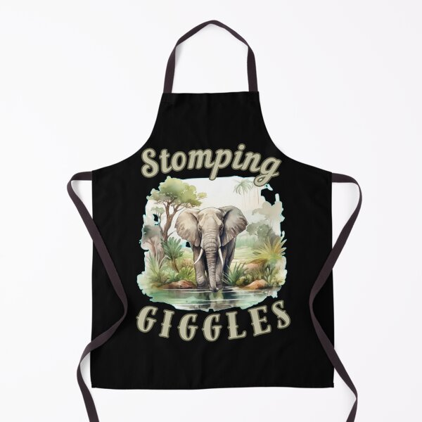 Item preview, Stomping Giggles. elephant face designed and sold by ElephantVibes.