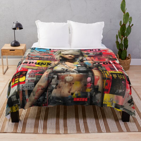 Item preview, Urban Digital Fusion - Cyberpunk Collage designed and sold by inkArtistryfine.