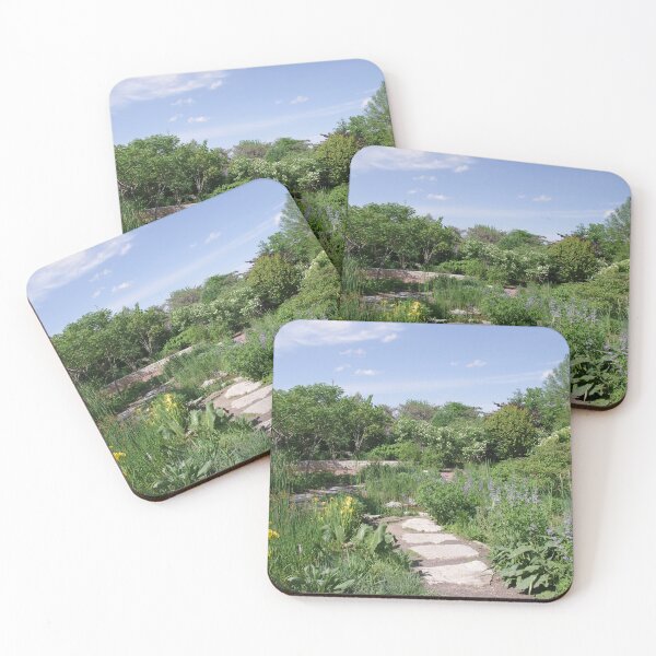 Item preview, Path in an outdoor butterfly garden designed and sold by Paula Betz.