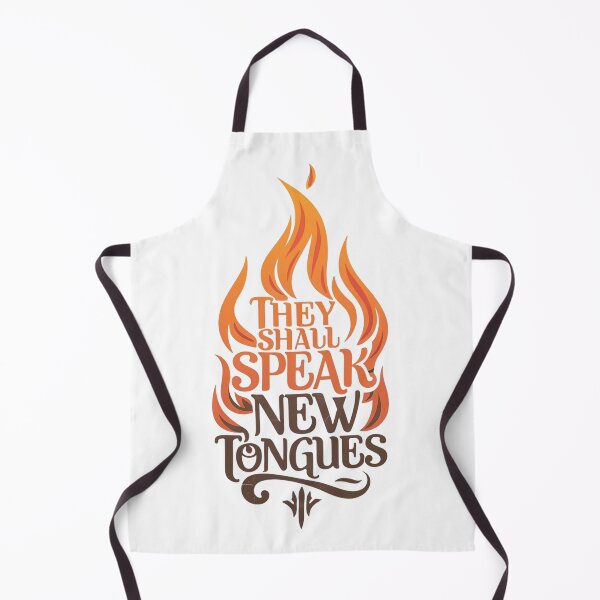 Item preview, They Shall Speak New Tongues, Fire Art designed and sold by Faithloveshop.
