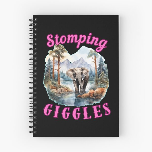 Item preview, Stomping Giggles. elephant saying designed and sold by ElephantVibes.