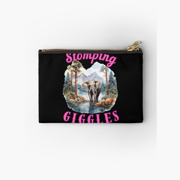 Item preview, Stomping Giggles. elephant saying designed and sold by ElephantVibes.