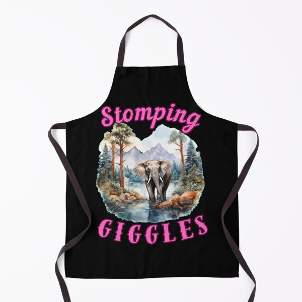 Item preview, Stomping Giggles. elephant saying designed and sold by ElephantVibes.