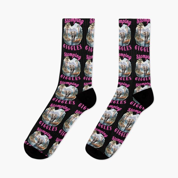 Item preview, Stomping Giggles. elephant saying designed and sold by ElephantVibes.