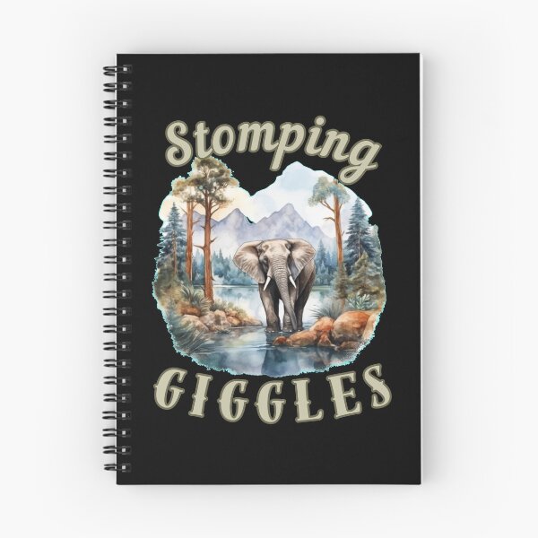 Item preview, Stomping Giggles. elephant quote designed and sold by ElephantVibes.