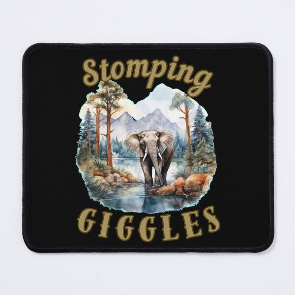 Item preview, Stomping Giggles. Flower elephant designed and sold by ElephantVibes.