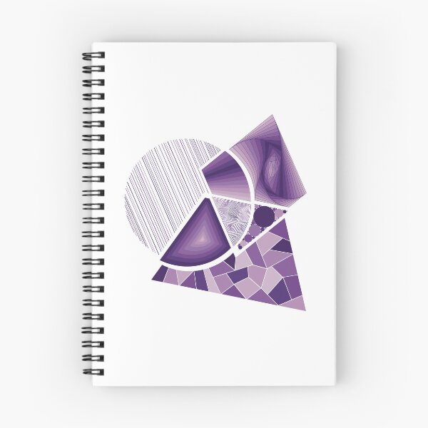 Item preview, Purple Deconstructed Shapes - Diamond Circle Trapezoid designed and sold by DHTDesigns.