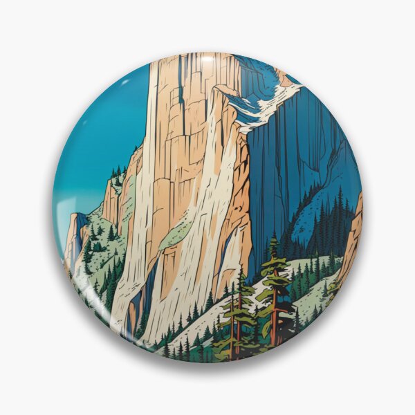 Artikelvorschau, Mount El Capitan Landschaft mit blauem Himmel entworfen und verkauft von Secondearth.