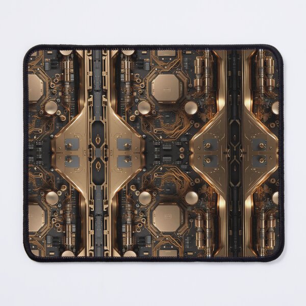 Item preview, Cybernetics _ Black and Gold - 05 designed and sold by Mystic-Images.