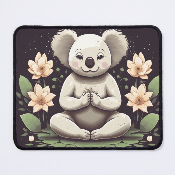 Item preview, Zen Koala - Serene Yoga Illustration designed and sold by inkArtistryfine.