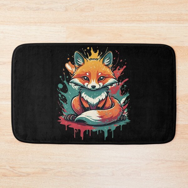 Item preview, Cute Fox with a Vibrant Splash of Color designed and sold by FurNation.
