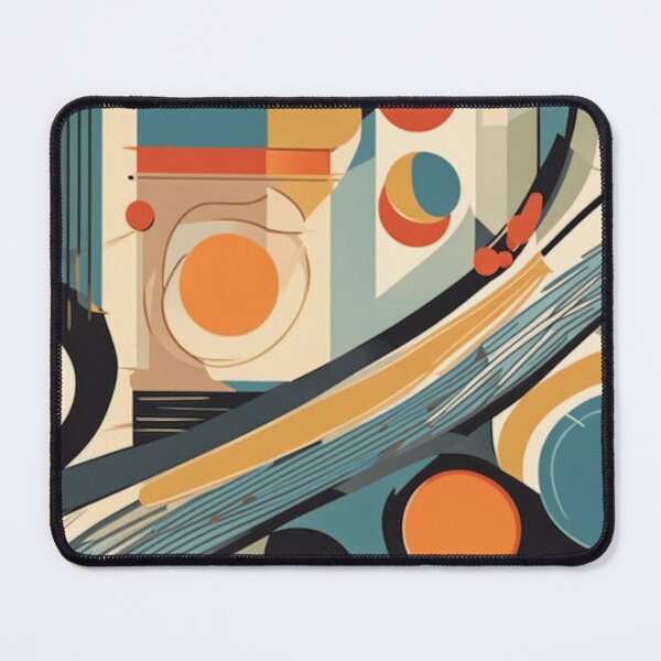 Item preview, Colourful abstract Mid century modern artwork in a vintage style designed and sold by Haiii-Designs.