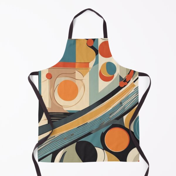 Item preview, Colourful abstract Mid century modern artwork in a vintage style designed and sold by Haiii-Designs.