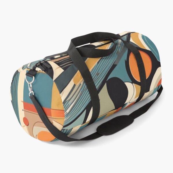 Item preview, Colourful abstract Mid century modern artwork in a vintage style designed and sold by Haiii-Designs.
