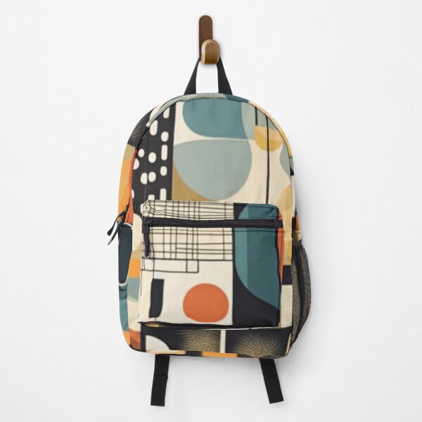 Item preview, Colorful abstract Mid century modern artwork in a vintage style designed and sold by Haiii-Designs.