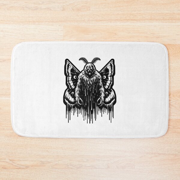 Item preview, Mothman Death Metal Sticker designed and sold by Organic Creeps.