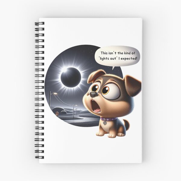 Item preview, Eclipse Pup: Unplanned 'Lights Out' Surprise! designed and sold by SrijanaByAnu.