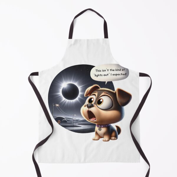 Item preview, Eclipse Pup: Unplanned 'Lights Out' Surprise! designed and sold by SrijanaByAnu.