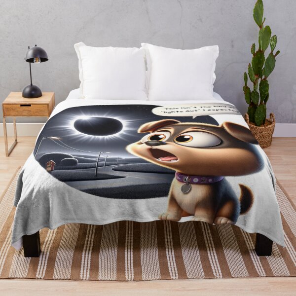 Item preview, Eclipse Pup: Unplanned 'Lights Out' Surprise! designed and sold by SrijanaByAnu.
