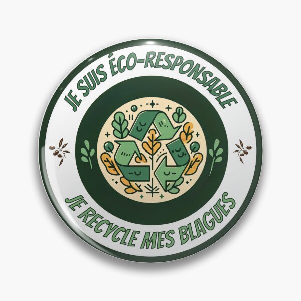 Item preview, I am eco-responsible, I recycle my jokes designed and sold by jean giosi.
