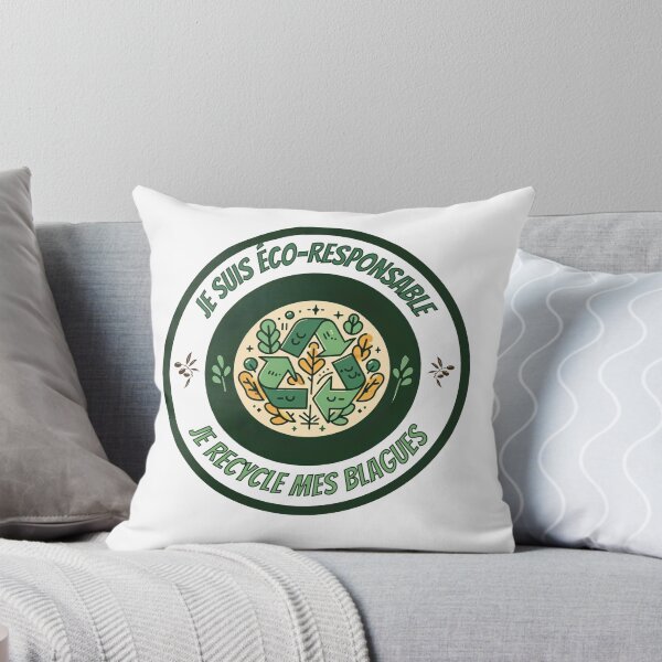 Item preview, I am eco-responsible, I recycle my jokes designed and sold by jean giosi.