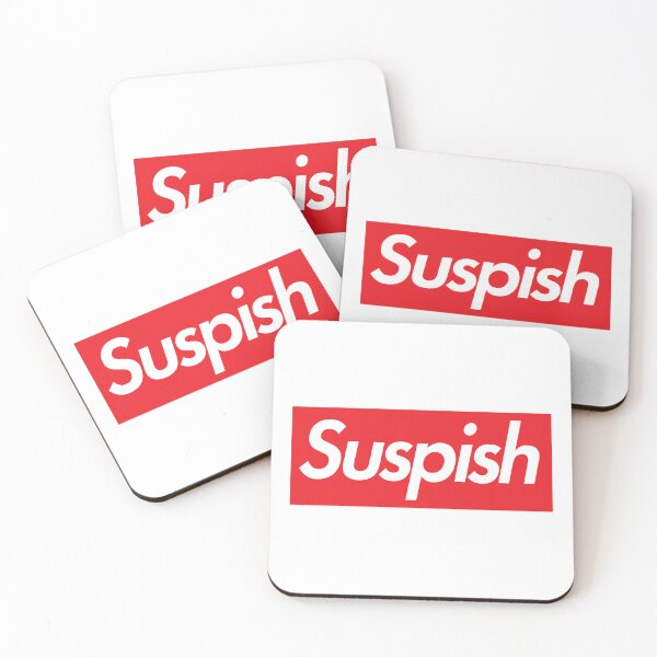 Item preview, Suspish - True Crime Murder Mystery Suspect Logo designed and sold by MarkFiveDesign.