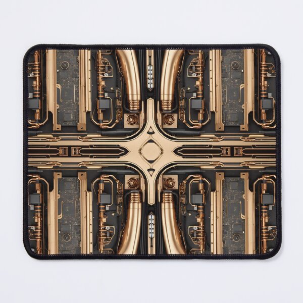 Item preview, Cybernetics _ Black and Gold - 06 designed and sold by Mystic-Images.