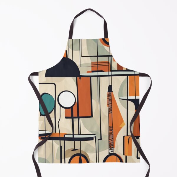 Item preview, Abstract Mid century modern artwork in a vintage retro style designed and sold by Haiii-Designs.