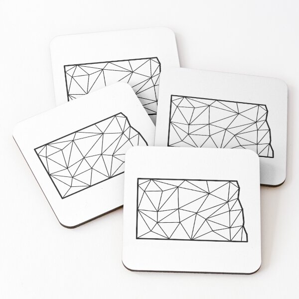 Item preview, Geometric North Dakota State Design designed and sold by anne-dromeda.