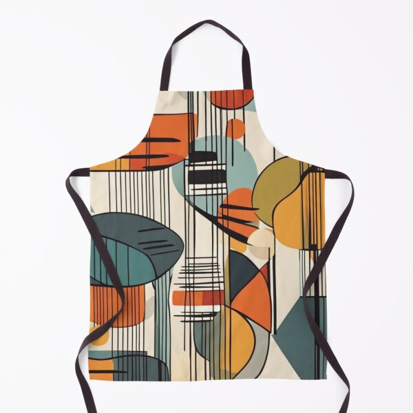Item preview, Abstract Retro Mid century modern artwork in a vintage retro style designed and sold by Haiii-Designs.