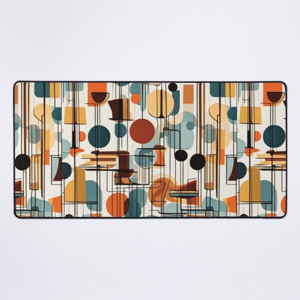 Item preview, Abstract Retro Mid century modern pattern in a vintage retro style designed and sold by Haiii-Designs.