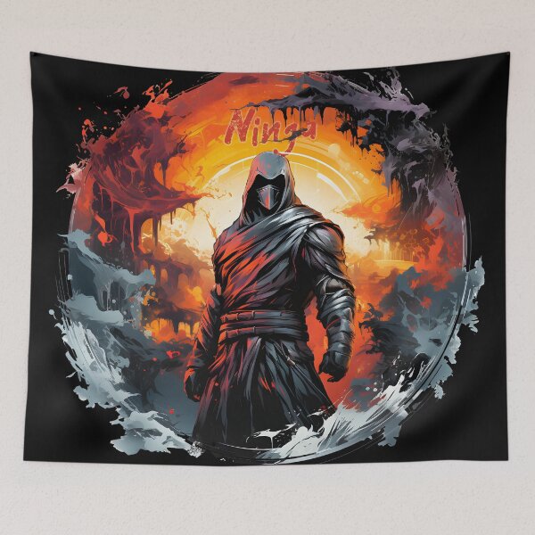 Item preview, Silent Guardian - Dusk Warrior designed and sold by inkArtistryfine.
