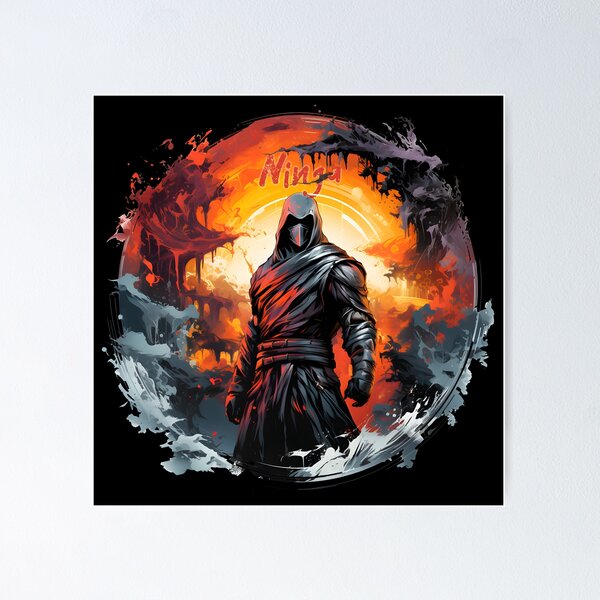 Item preview, Silent Guardian - Dusk Warrior designed and sold by inkArtistryfine.