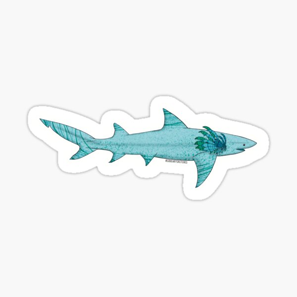 Item preview, Whimsical Ocean - Lion Fish Shark designed and sold by SqueakySketches.