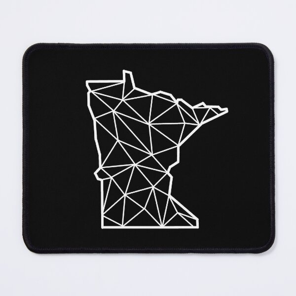 Item preview, Geometric Minnesota State Design - White Lines designed and sold by anne-dromeda.