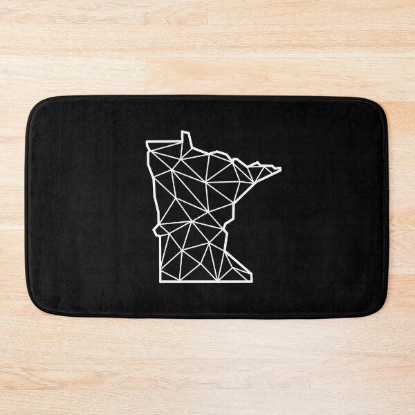 Item preview, Geometric Minnesota State Design - White Lines designed and sold by anne-dromeda.