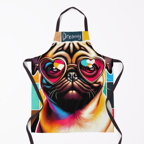 Item preview, Pop Art Pug - Colorful Canine Chic designed and sold by inkArtistryfine.