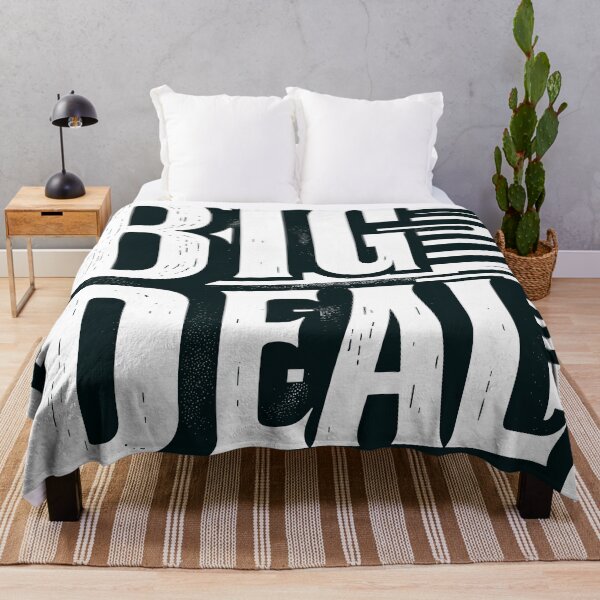 Item preview, Big Deal - White & Black Distressed Typography Design designed and sold by ArtbotsGallery.