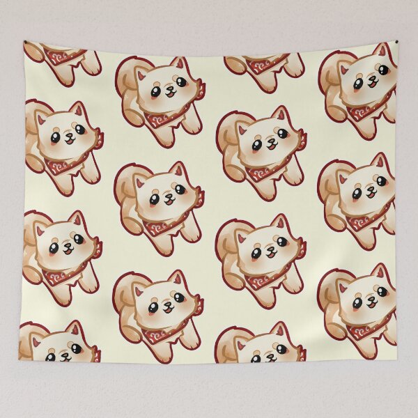Item preview, Kawaii Cream Shiba designed and sold by heysoleilart.