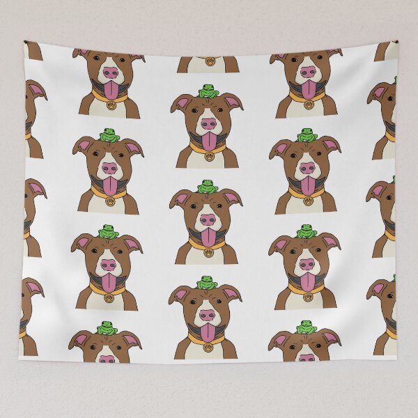 Item preview, Dog with a frog designed and sold by mairsaydraws.