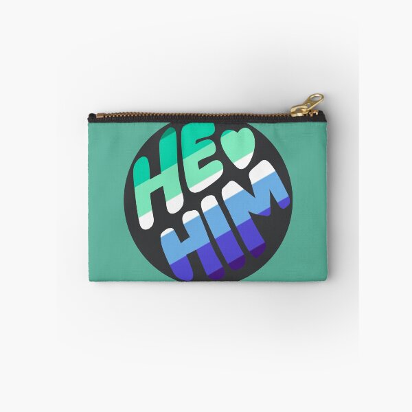Item preview, He/Him Pronoun Sticker (MLM) designed and sold by OctagonGlasses.