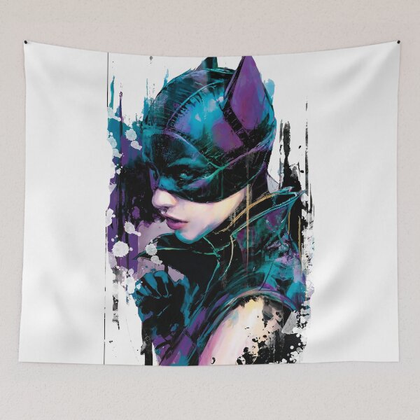 Item preview, Catwoman - Ink Splatter Wall Art comics designed and sold by diegomenjivar92.