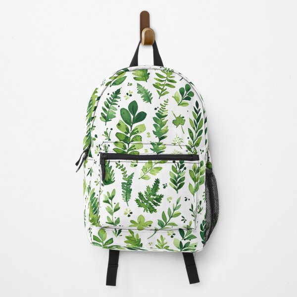Item preview, seamless pattern of plants in watercolor designed and sold by porbenjaporn.