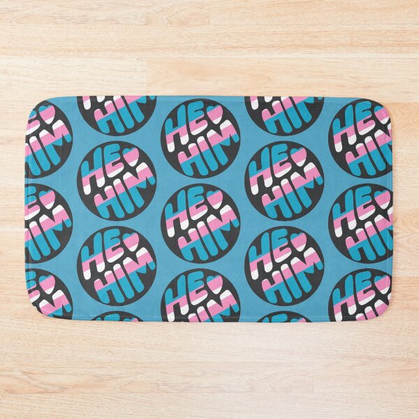 Item preview, He/Him Pronoun Sticker (Transgender) designed and sold by OctagonGlasses.
