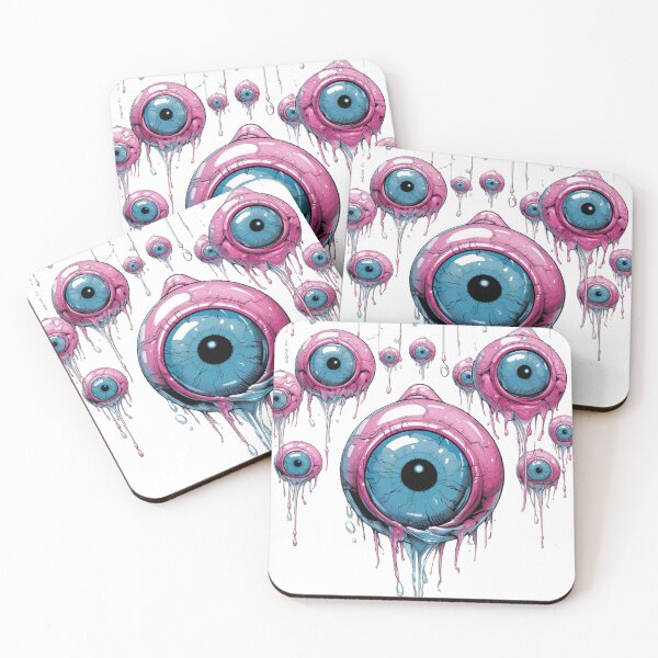 Item preview, Pink and Blue Eye Balls designed and sold by BouclierDeViand.