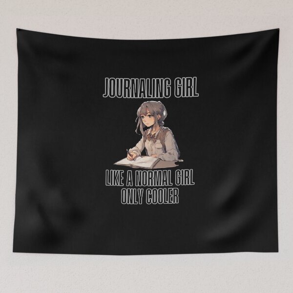 Item preview, Journaling Girl Like A Normal Girl But Cooler, Journaling Lovers Gift Essential T-Shirt designed and sold by MtValleyDesign.