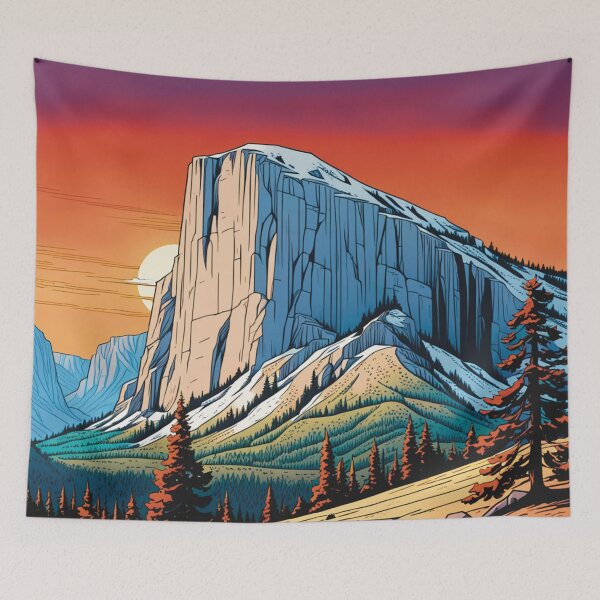 Item preview, Mount El Capitan Sunset View designed and sold by Secondearth.