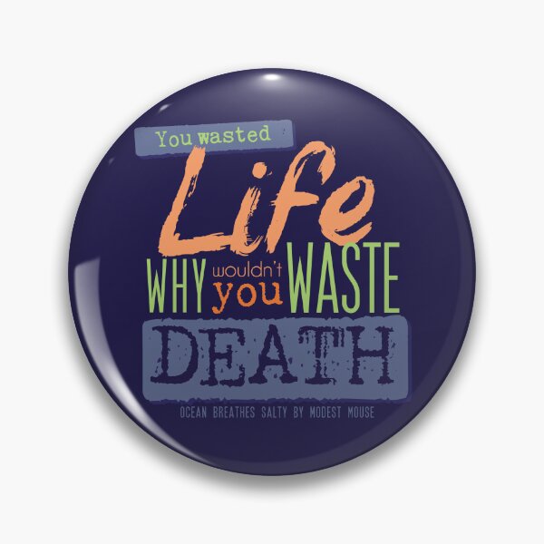 Item preview, Wastin' Life and Death [tint] designed and sold by deadbeatprince-typography.